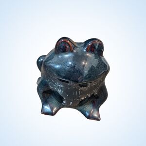 Ceramic Frog Figurine Decor